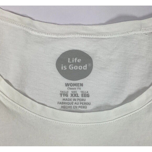 Life Is Good Tank Top Shirt Womens XXL Take Me To The Ocean Classic Fit - Picture 4 of 5